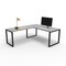 We'Re It Connect It L-Shaped Desk, 77 in D X 30 in H, 60 in W X Thermally Fused Laminate DI60304824L1BBF-BLK-GO - alternate 8